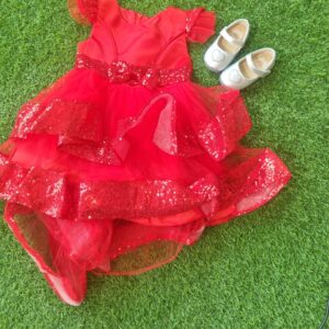 Red Sparkle Party Dress