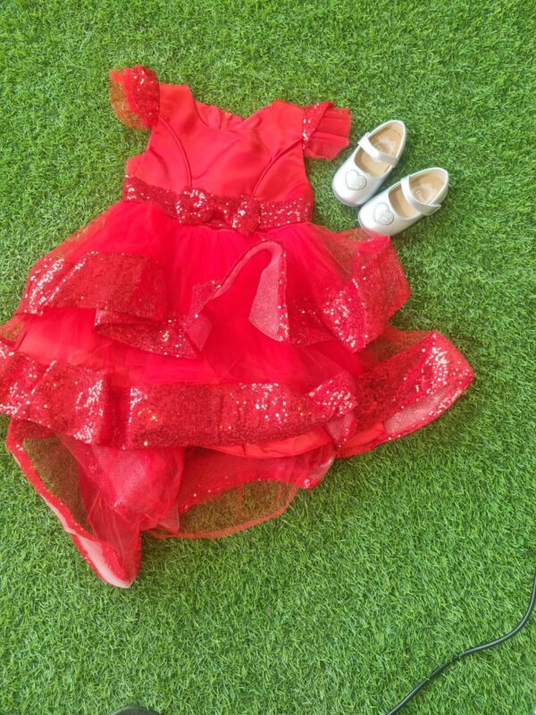Red Sparkle Party Dress